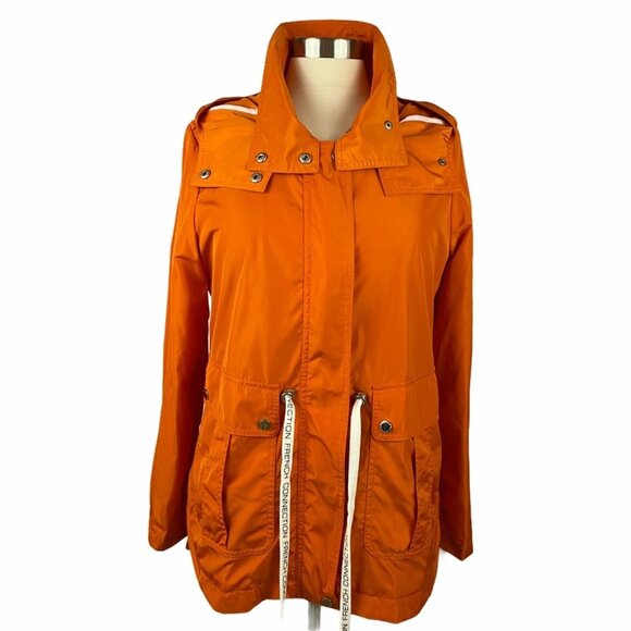 FRENCH CONNECTION  Hooded Anorak Rain Jacket S - Picture 5 of 12